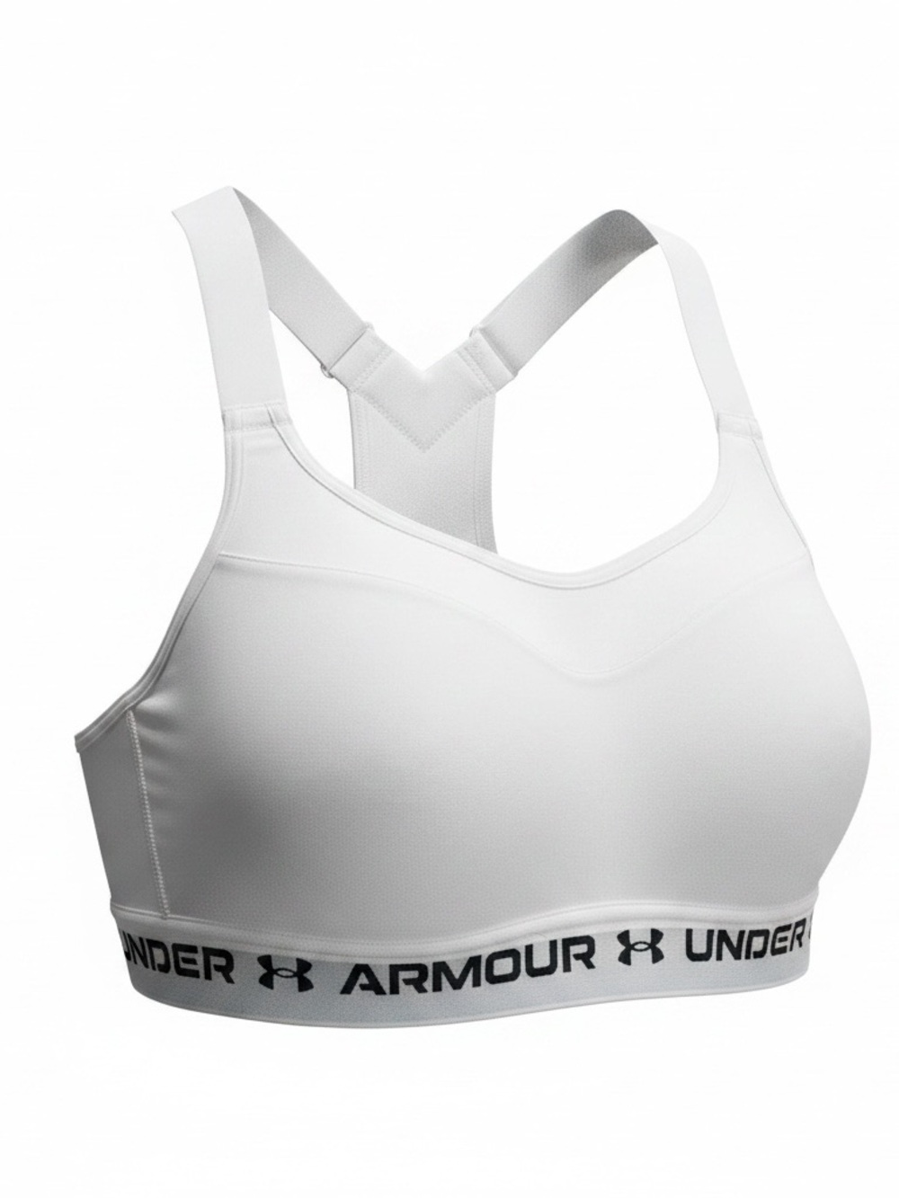 Under Armour Women's Under Armour Crossback White High Support Sports Bra 36C
